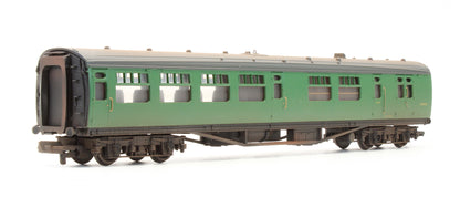 34-501A Pre-Owned BR Malachite Green 63' Bulleid Corridor / Open Brake 2nd Coach 'S3949S' - Custom Weathered