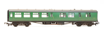 34-501A Pre-Owned BR Malachite Green 63' Bulleid Corridor / Open Brake 2nd Coach 'S3949S' - Custom Weathered