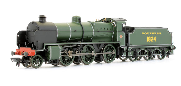 Pre-Owned N Class 1824 Lined Southern Green Steam Locomotive