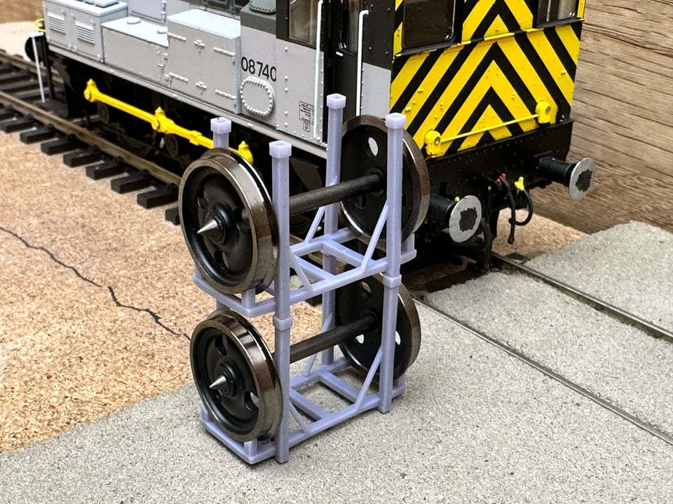 N Gauge Axle Stands (Pack of 3) - Unpainted Model Kit