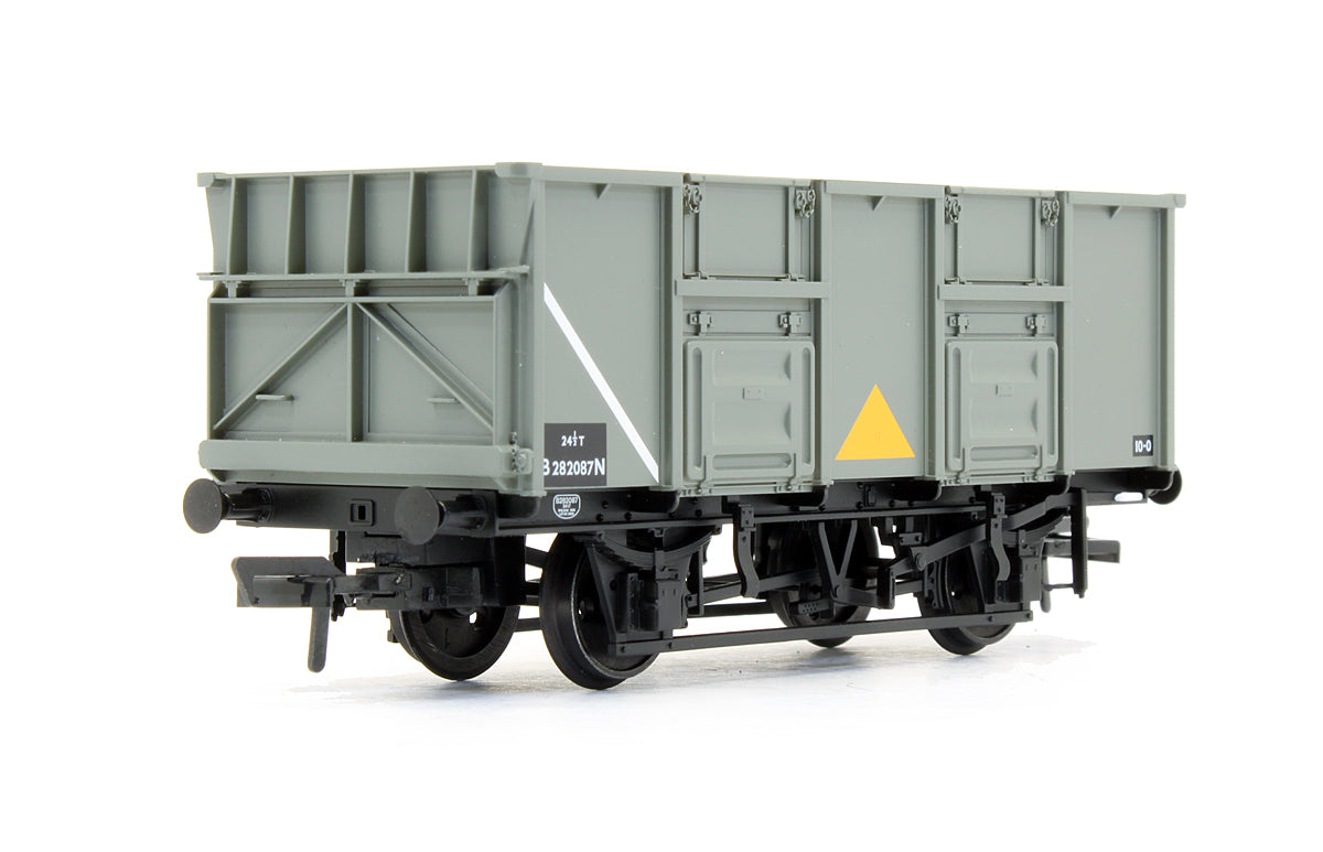 Pre-Owned 24.5 Ton Mineral Wagon BR Grey Yellow Triangle - Exclusive Edition