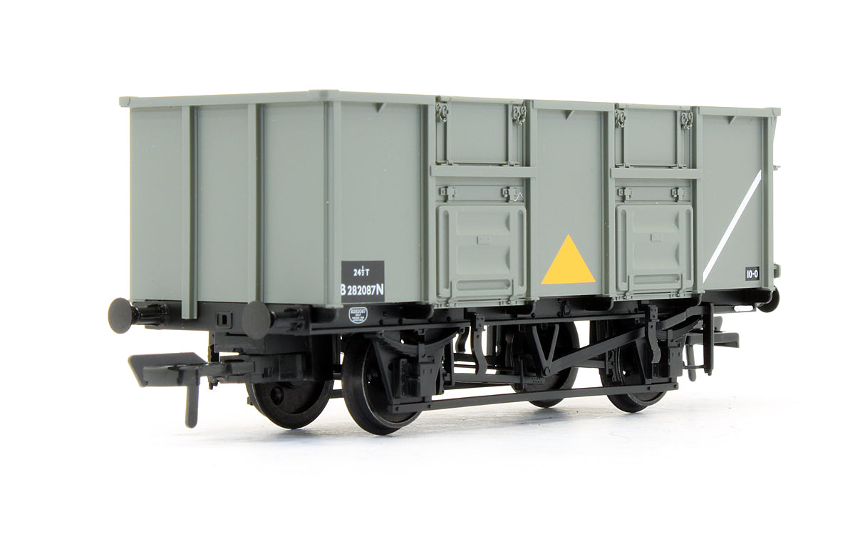 Pre-Owned 24.5 Ton Mineral Wagon BR Grey Yellow Triangle - Exclusive Edition