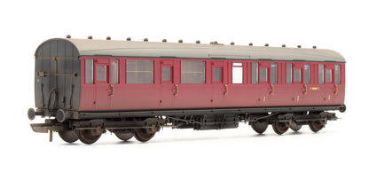 Pre-Owned BR Gresley Suburban Lavatory Composite Coach 'E 88046 E' - Custom Weathered