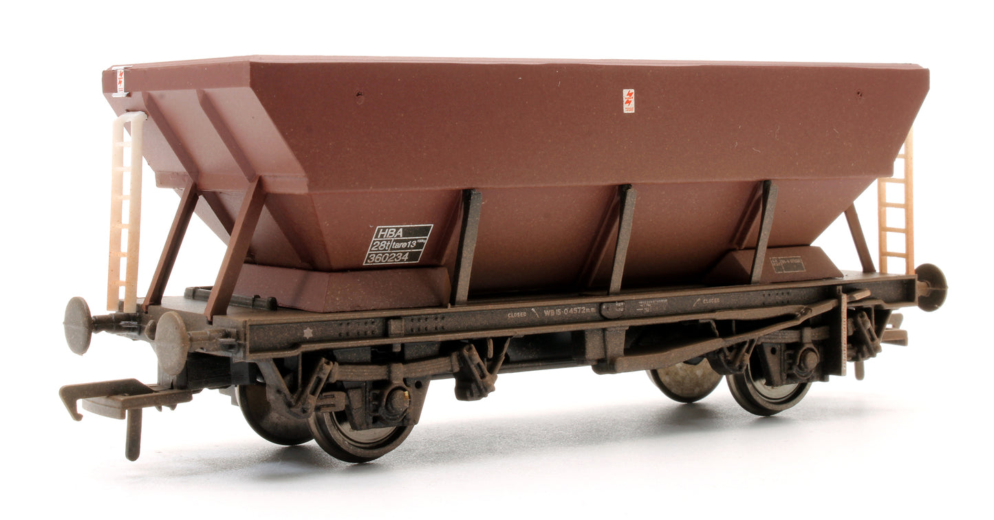 Pre-Owned 46T BR Brown HBA Hopper Wagon No.360234 - Weathered