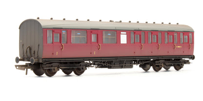 Pre-Owned BR Gresley Suburban Lavatory Composite Coach 'E 88046 E' - Custom Weathered
