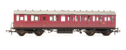 Pre-Owned BR Gresley Suburban Lavatory Composite Coach 'E 88046 E' - Custom Weathered