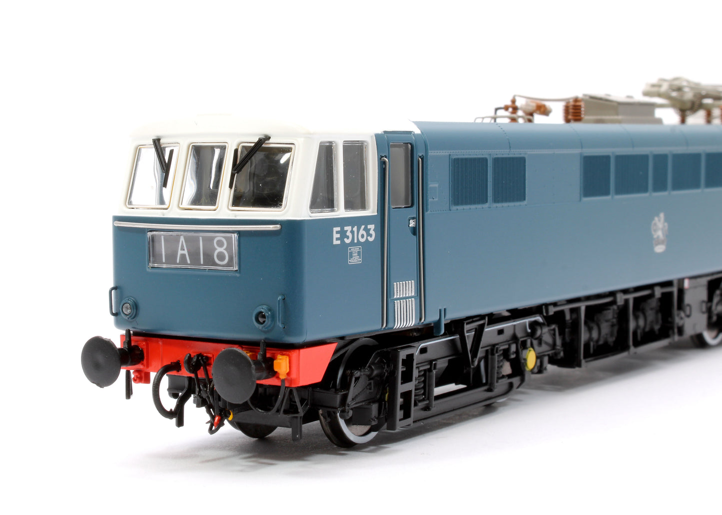 Class 86 BR Blue AL6 E3163 with Red Bufferbeam As Built (Faiveley Pantograph) (V2) Electric Locomotive