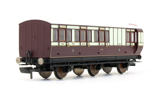 Pre-Owned LNWR 6 Wheel Brake 3rd Class Coach No.7463