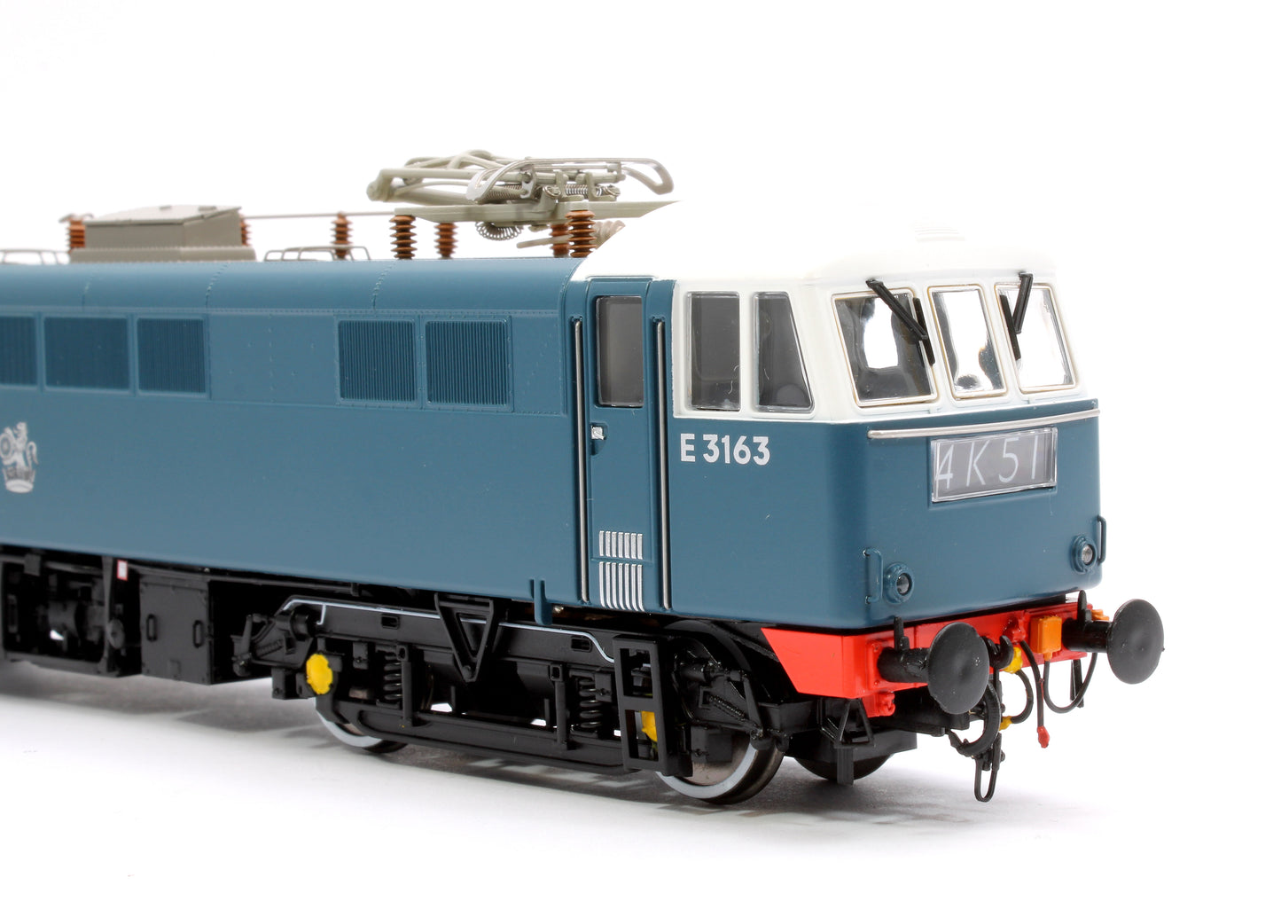 Class 86 BR Blue AL6 E3163 with Red Bufferbeam As Built (Faiveley Pantograph) (V2) Electric Locomotive