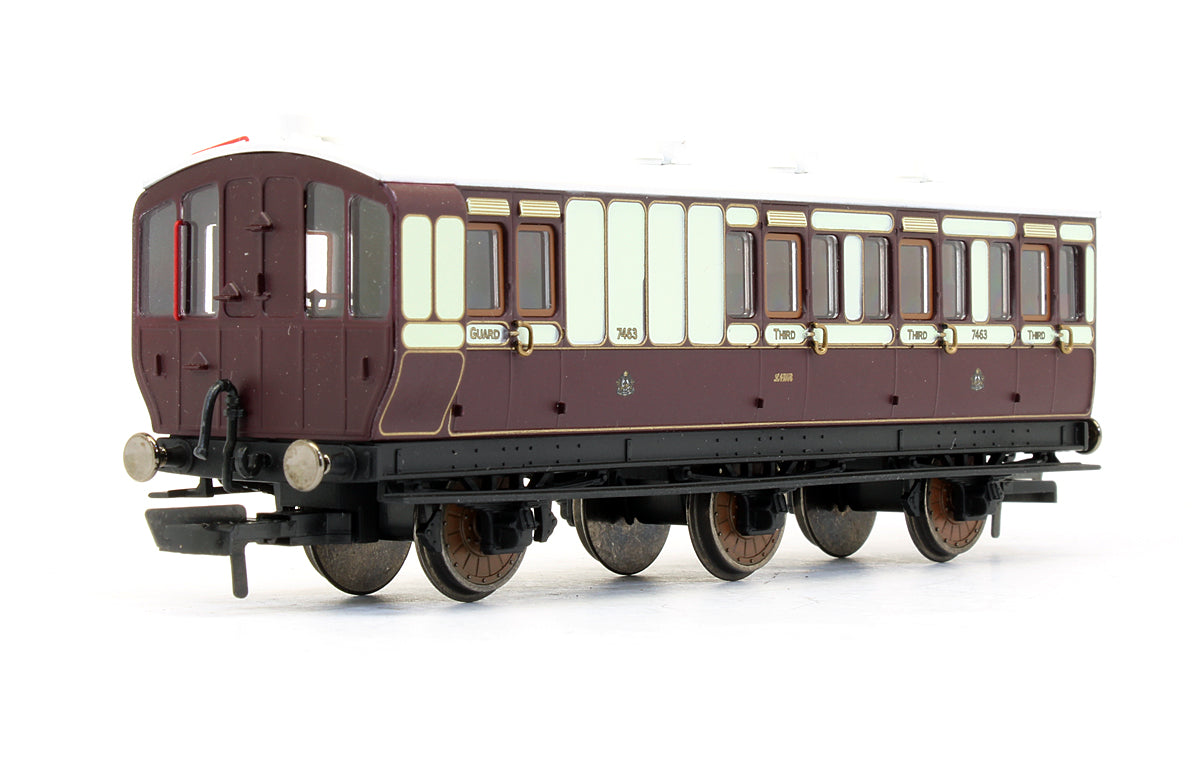 Pre-Owned LNWR 6 Wheel Brake 3rd Class Coach No.7463