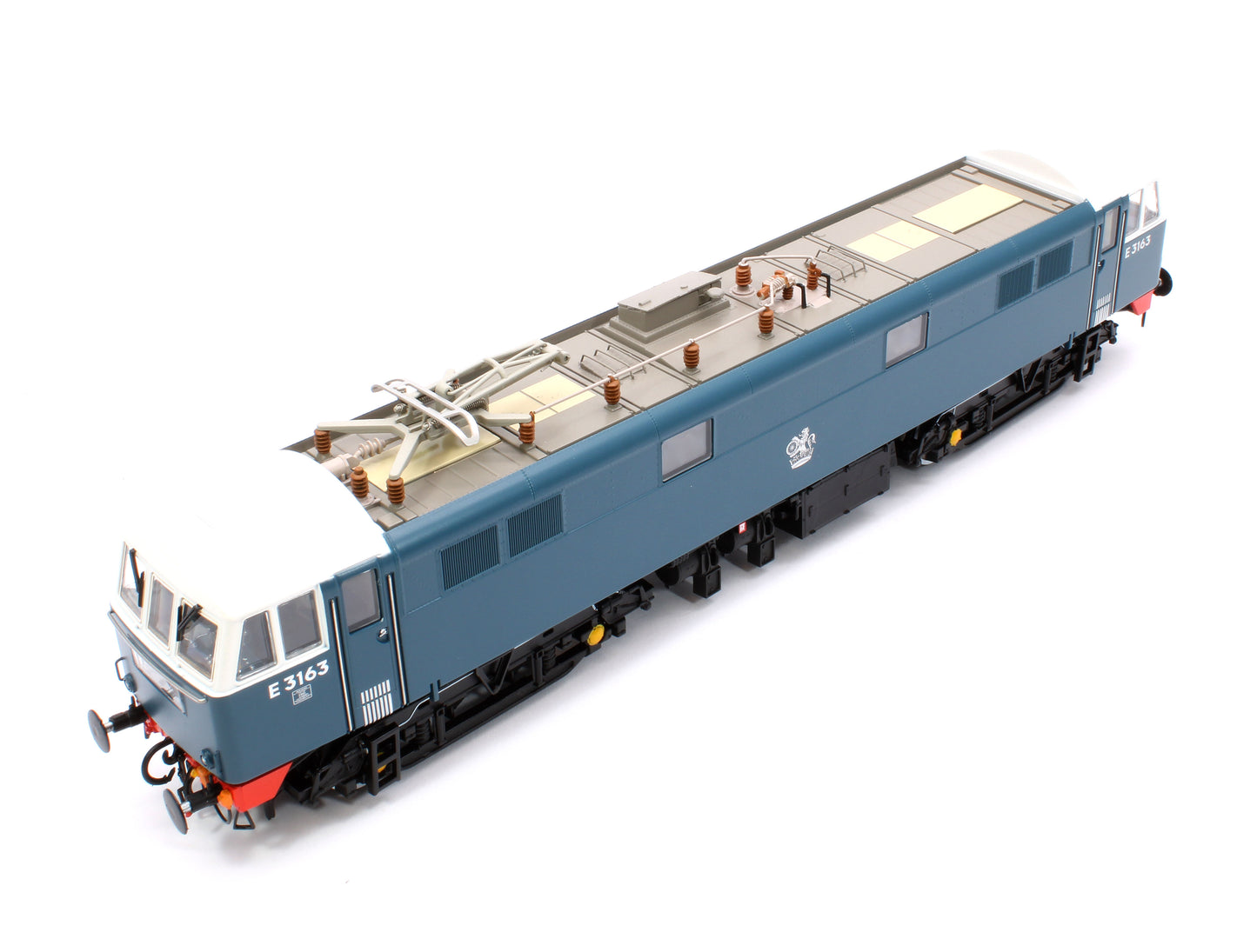 Class 86 BR Blue AL6 E3163 with Red Bufferbeam As Built (Faiveley Pantograph) (V2) Electric Locomotive