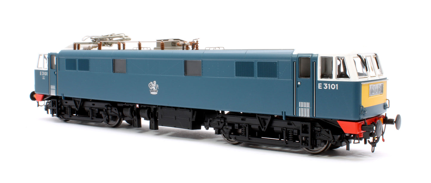 Class 86 BR Blue AL6 E3101 with SYP/Red Bufferbeam (Faiveley Pantograph) (V2) Electric Locomotive