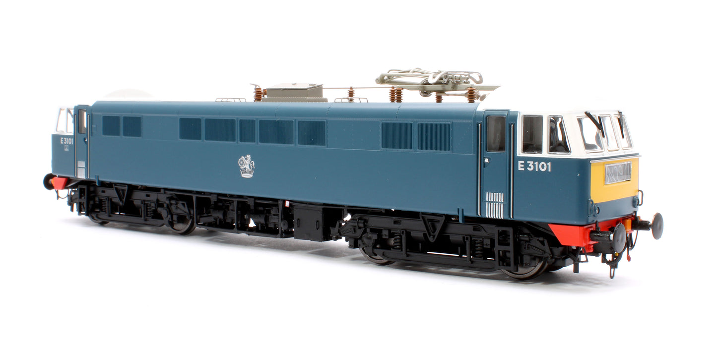 Class 86 BR Blue AL6 E3101 with SYP/Red Bufferbeam (Faiveley Pantograph) (V2) Electric Locomotive