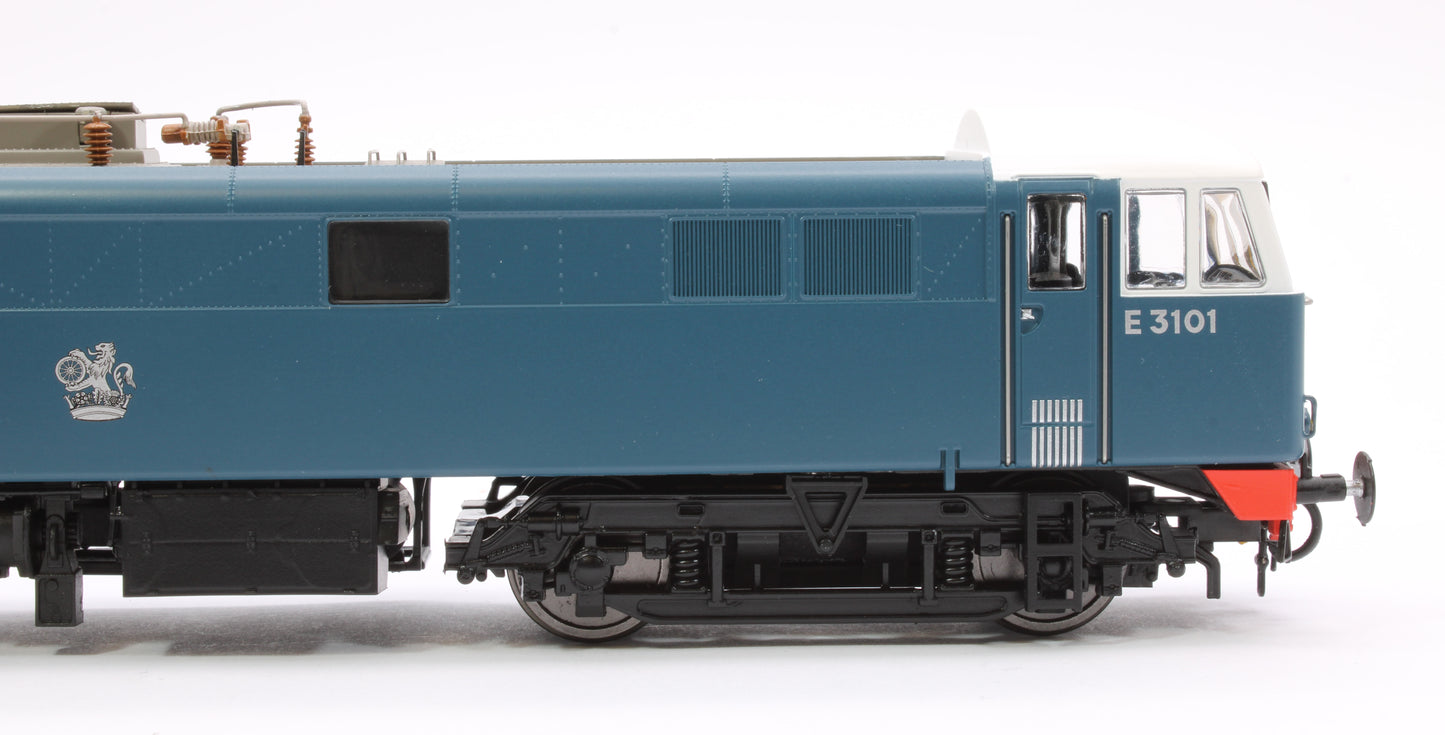 Class 86 BR Blue AL6 E3101 with SYP/Red Bufferbeam (Faiveley Pantograph) (V2) Electric Locomotive