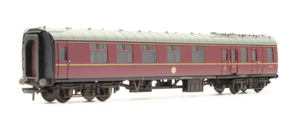 Pre-Owned BR Maroon MK1 Brake Corridor Composite BCK Coach 'E21202' - Custom Weathered