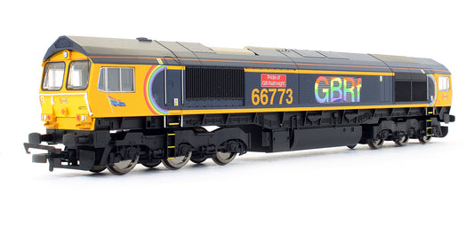 Pre-Owned GBRf Class 66773 'Pride Of GB Railfreight' Diesel Locomotive - DCC Sound