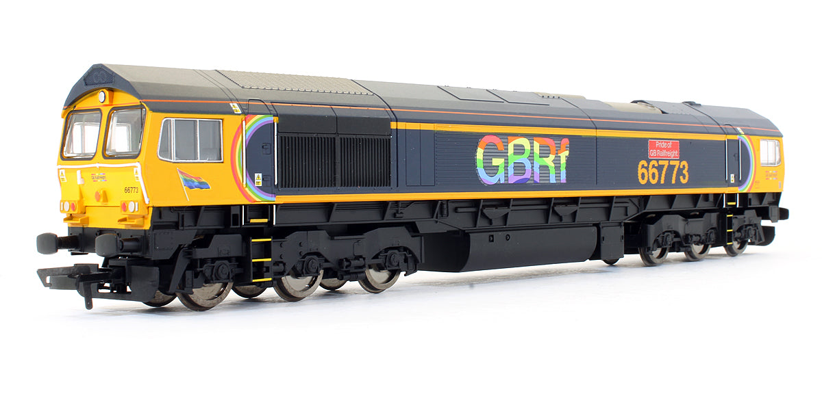 Pre-Owned GBRf Class 66773 'Pride Of GB Railfreight' Diesel Locomotive - DCC Sound