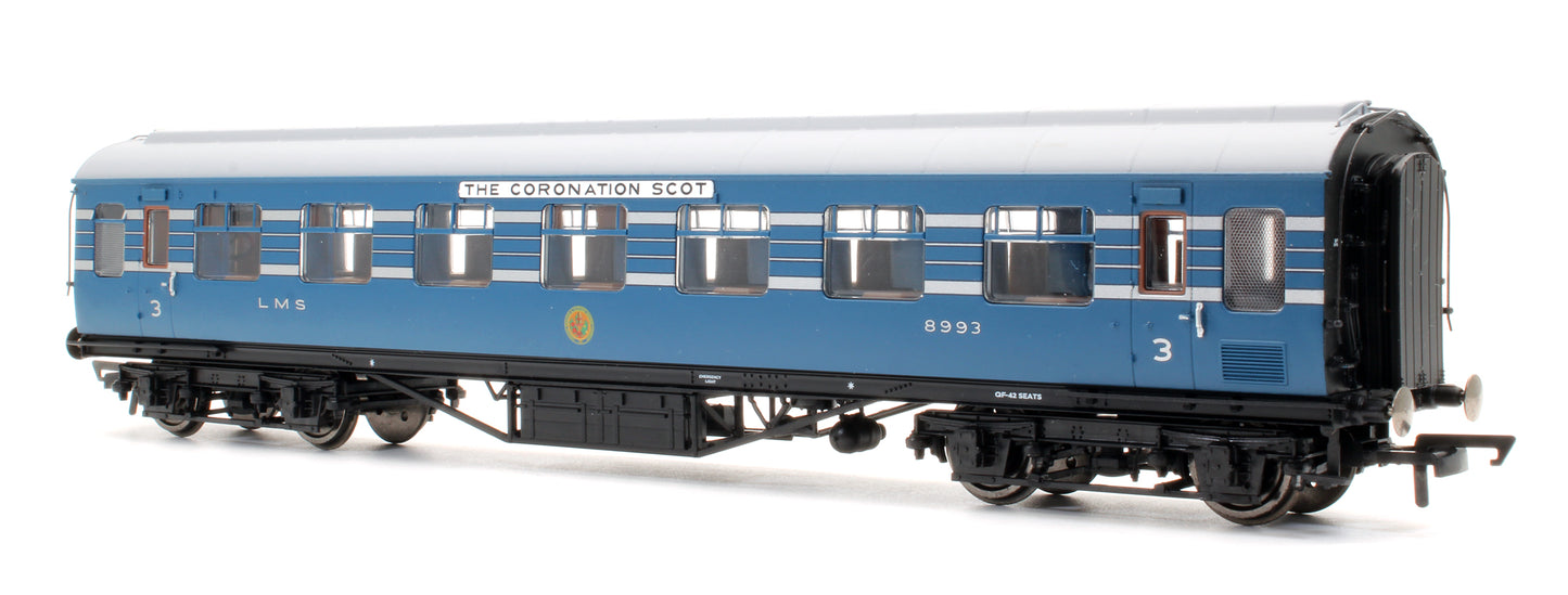 Pre-Owned LMS Stanier Coronation Scot 57' No.8993 RTO Coach