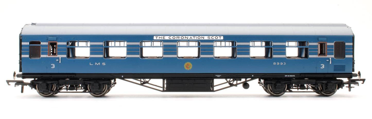 Pre-Owned LMS Stanier Coronation Scot 57' No.8993 RTO Coach