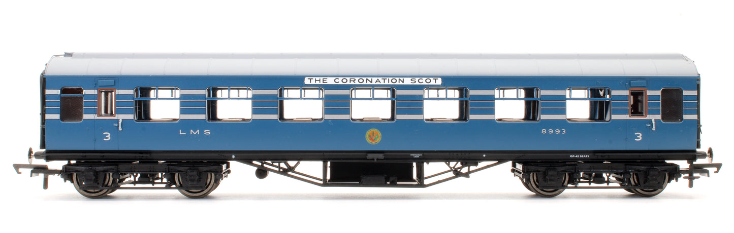 Pre-Owned LMS Stanier Coronation Scot 57' No.8993 RTO Coach