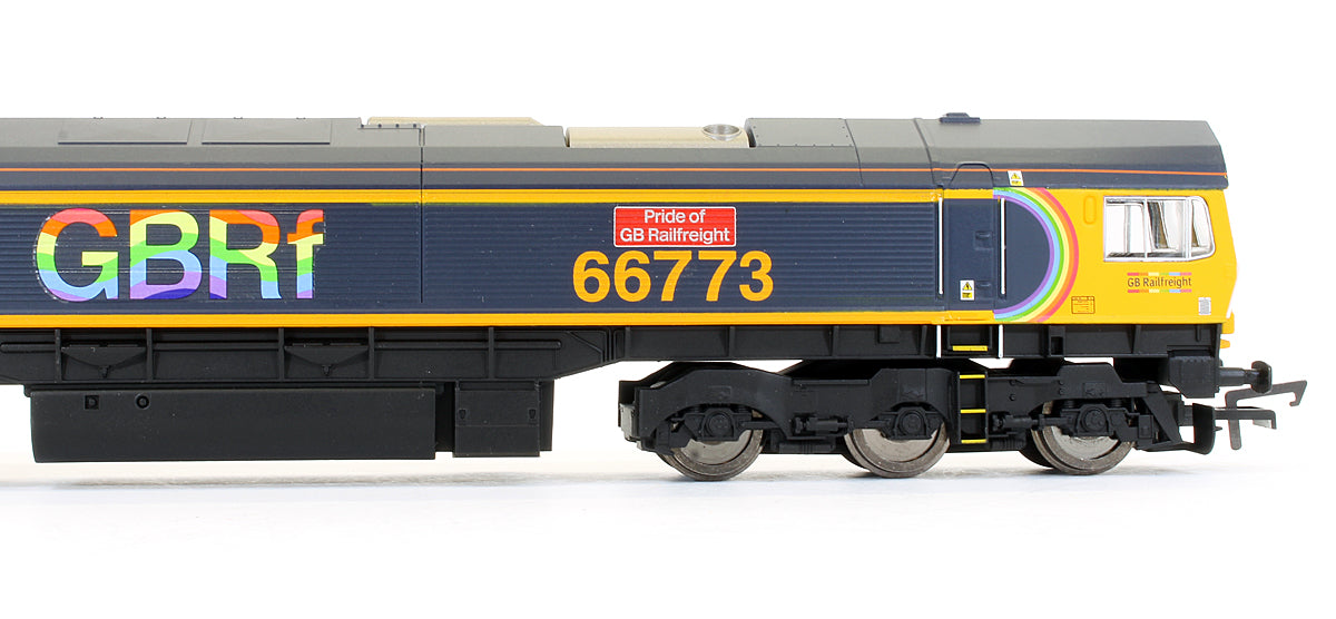 Pre-Owned GBRf Class 66773 'Pride Of GB Railfreight' Diesel Locomotive - DCC Sound