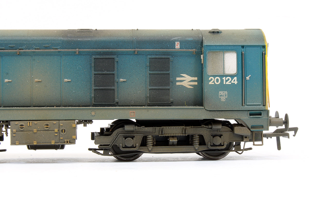 Pre-Owned Class 20124 BR Blue With Indicator Discs Diesel Locomotive (Weathered) - DCC Sound