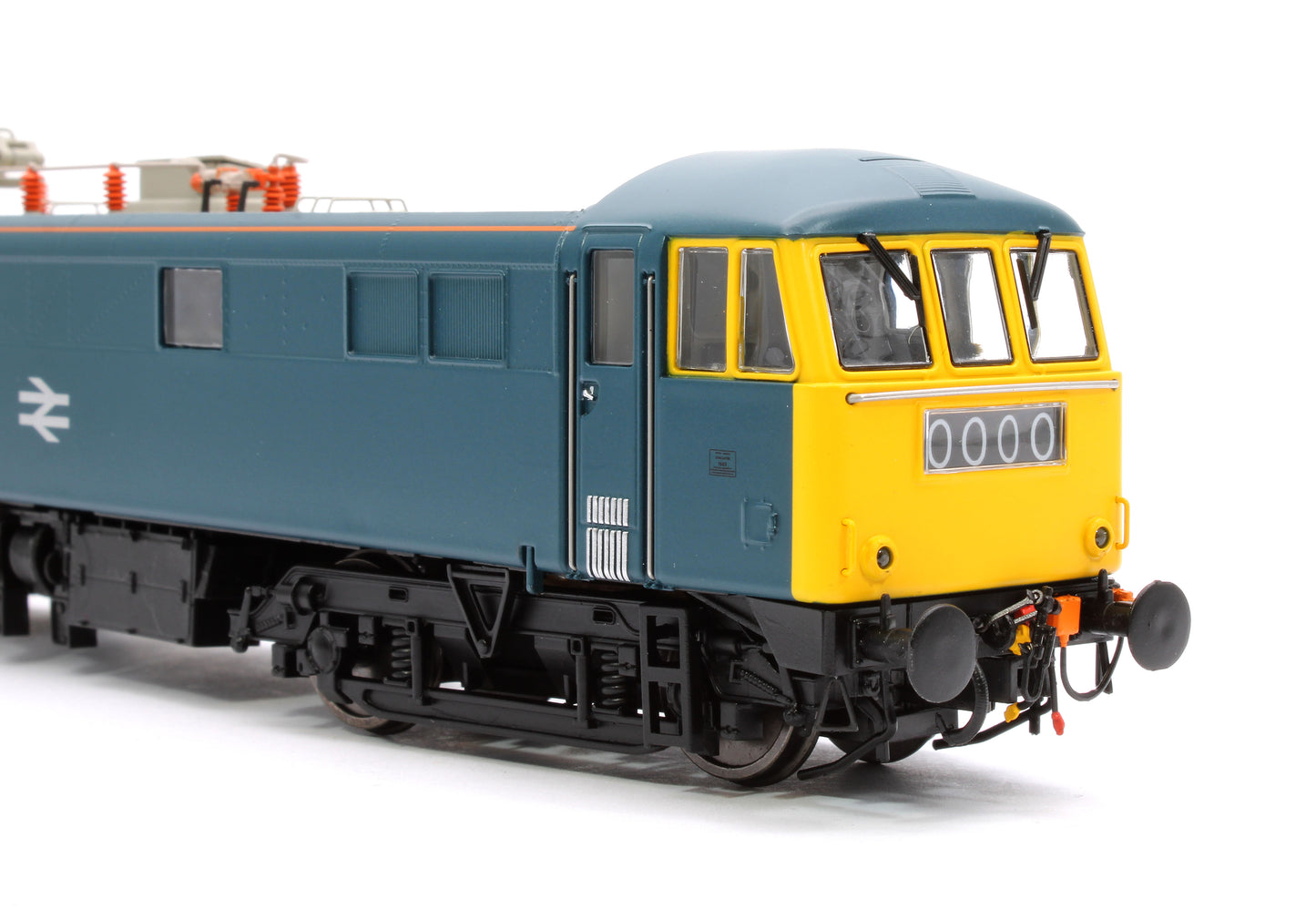 Class 86 BR Rail Blue 86011 with FYE, Orange Cantrail Warning Stripe (Faiveley Pantograph) (V3a) Electric Locomotive