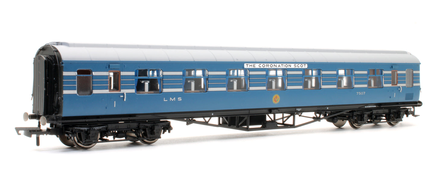 Pre-Owned R4964 LMS Stanier Coronation Scot No.7507 RFO Coach