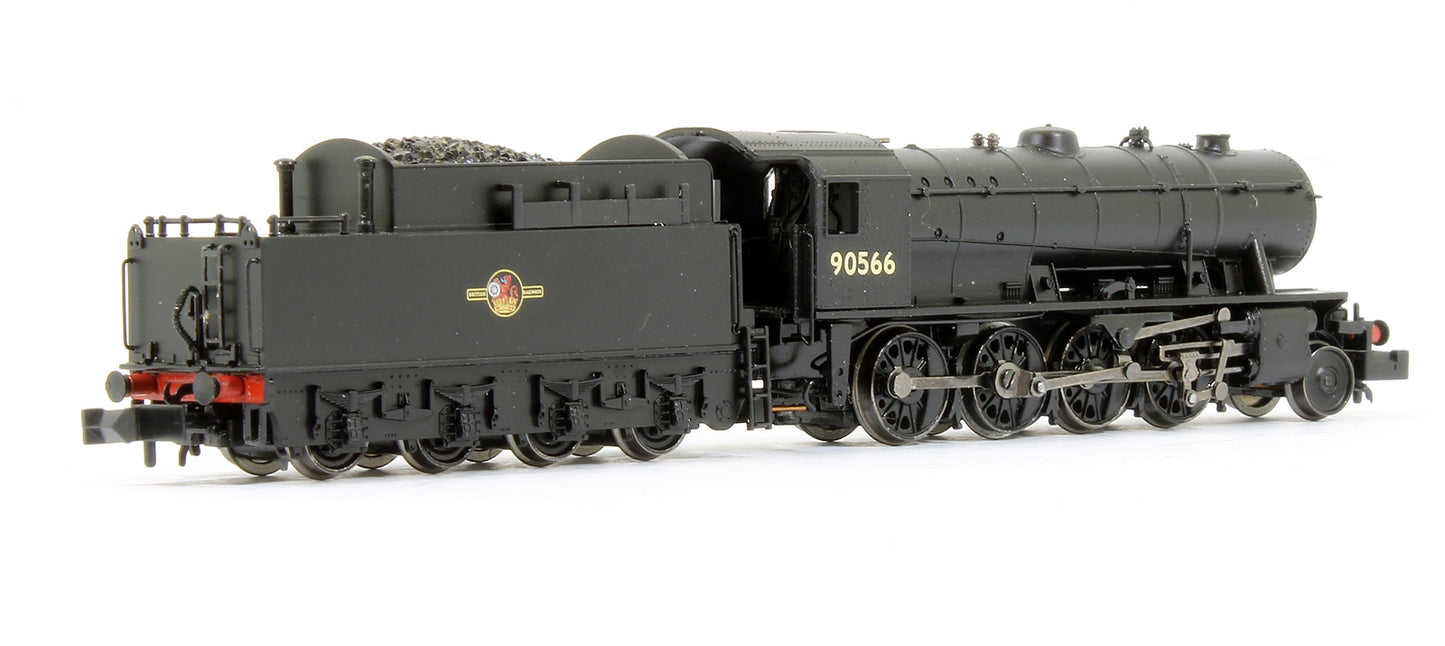 Pre-Owned 372-426 WD Austerity Class 90566 BR Black Late Crest Steam Locomotive - DCC Fitted
