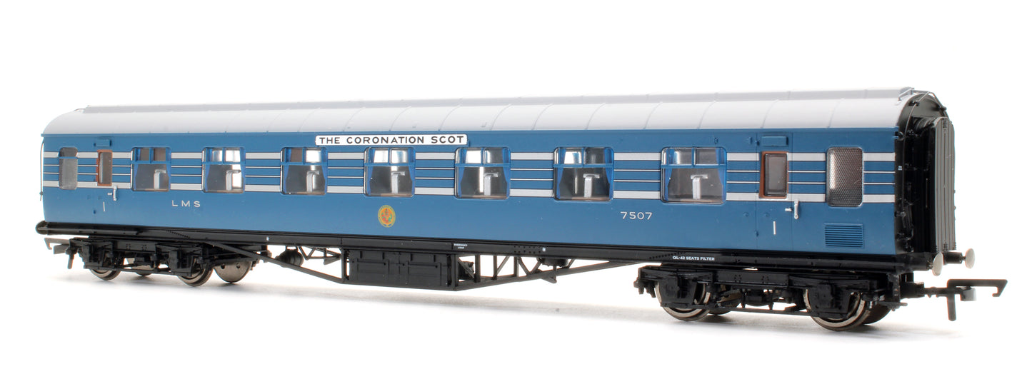Pre-Owned R4964 LMS Stanier Coronation Scot No.7507 RFO Coach