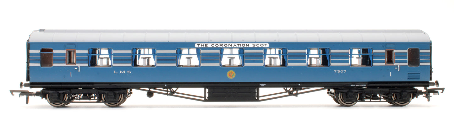 Pre-Owned R4964 LMS Stanier Coronation Scot No.7507 RFO Coach