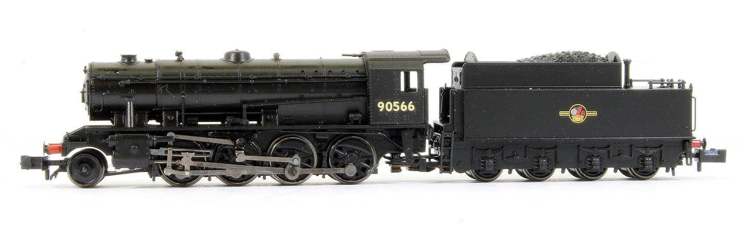 Pre-Owned 372-426 WD Austerity Class 90566 BR Black Late Crest Steam Locomotive - DCC Fitted