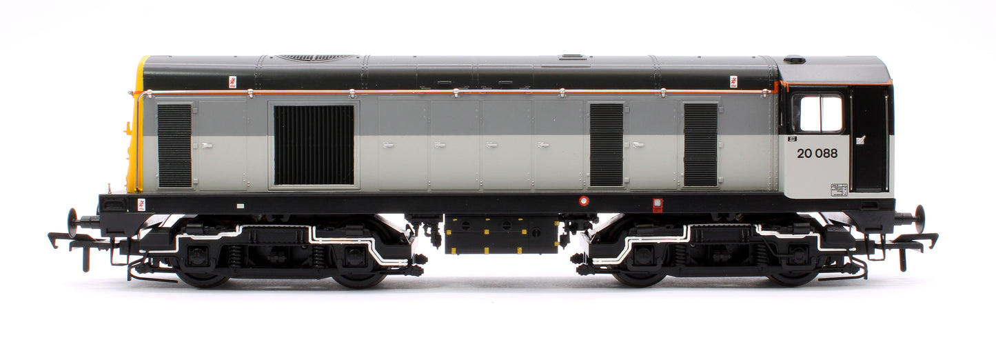 Class 20/0 Disc Headcode 20088 BR Railfreight Sector Unbranded Diesel Locomotive