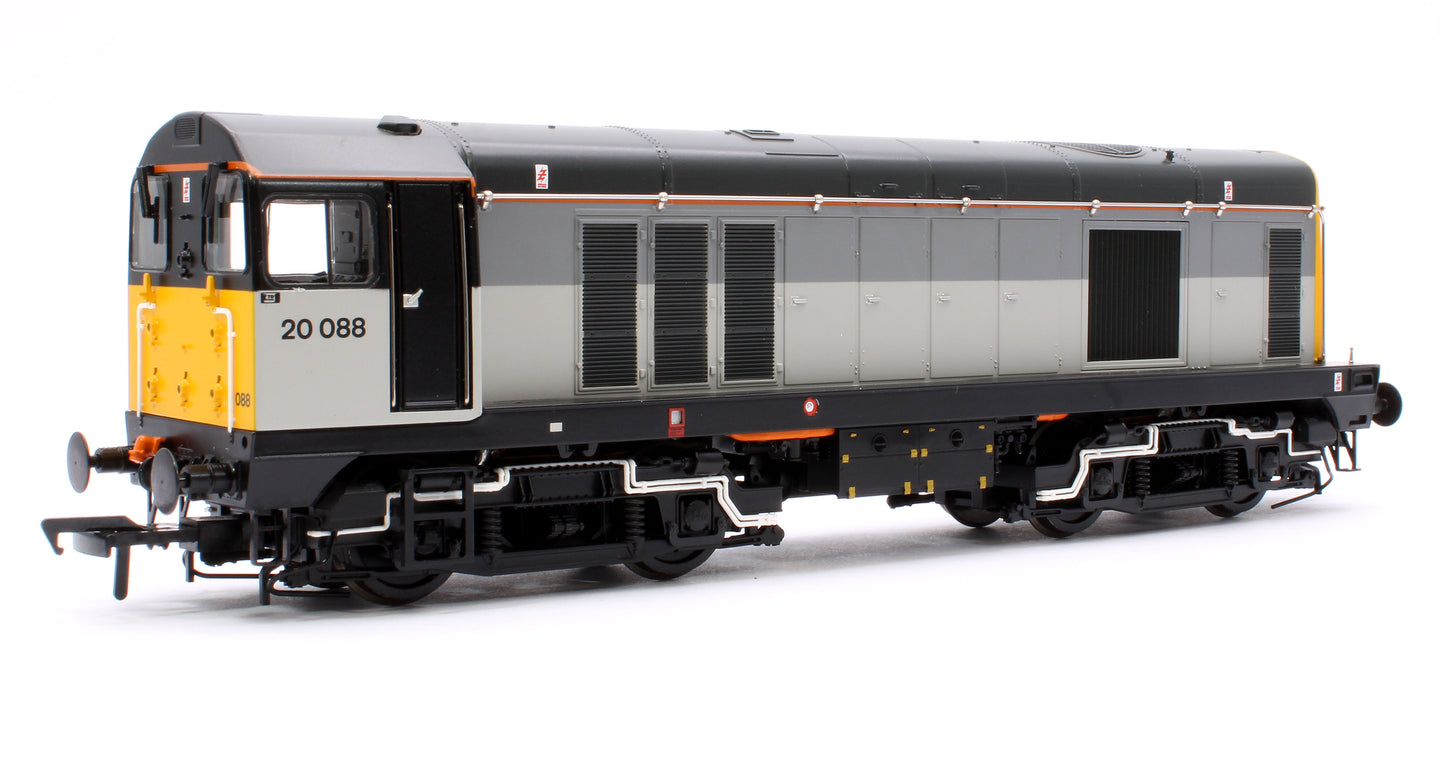 Class 20/0 Disc Headcode 20088 BR Railfreight Sector Unbranded Diesel Locomotive - DCC Sound