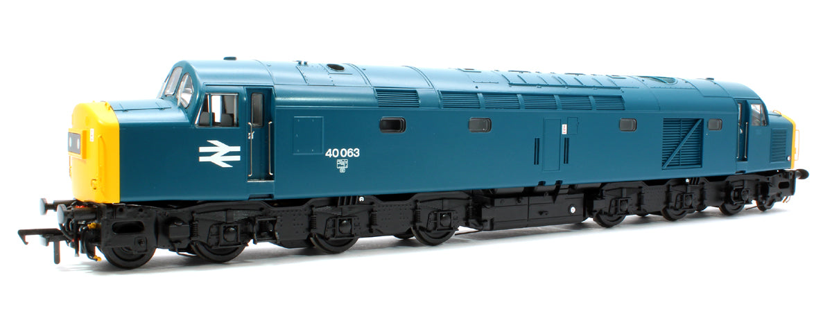 Class 40 Centre Headcode (ScR) 40063 BR Blue Diesel Locomotive - DCC Sound