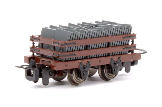 Slate Wagon with Load - Brown