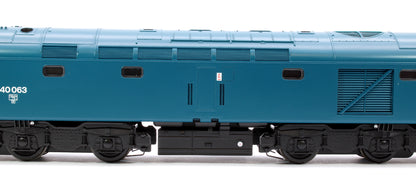 Class 40 Centre Headcode (ScR) 40063 BR Blue Diesel Locomotive - DCC Sound