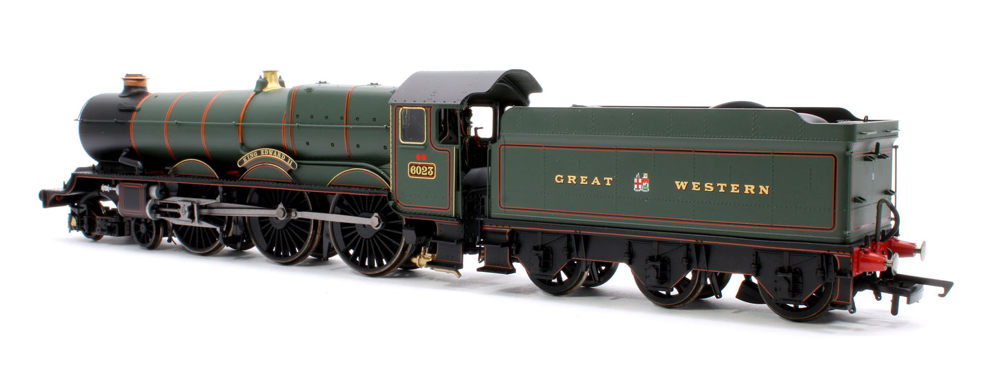 GWR  6000  King Class  4-6-0  6023  King Edward II GWR Green Steam Locomotive