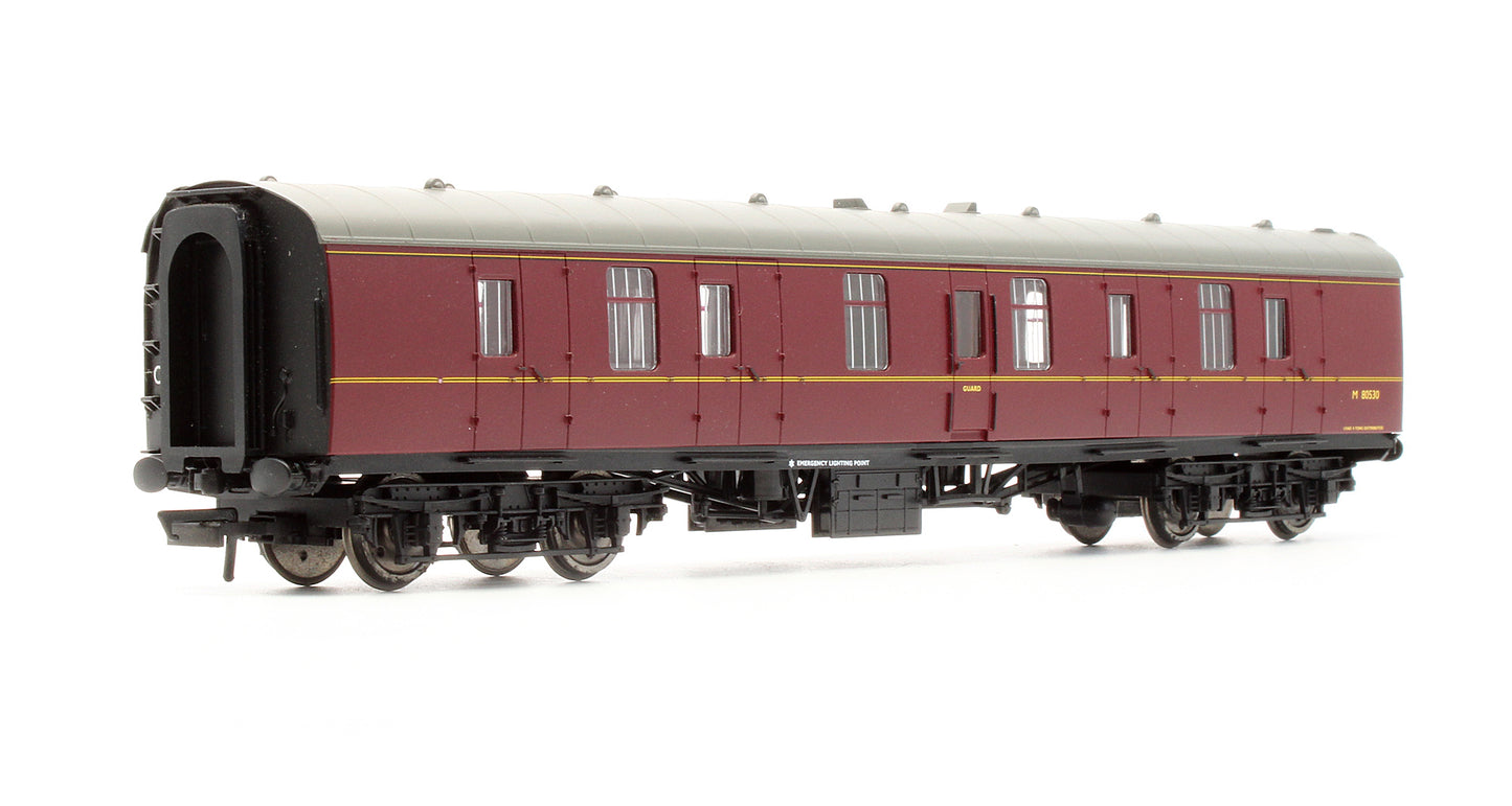 Pre-Owned R4619 BR Maroon MK1 Parcels Brake Coach 'M80530'
