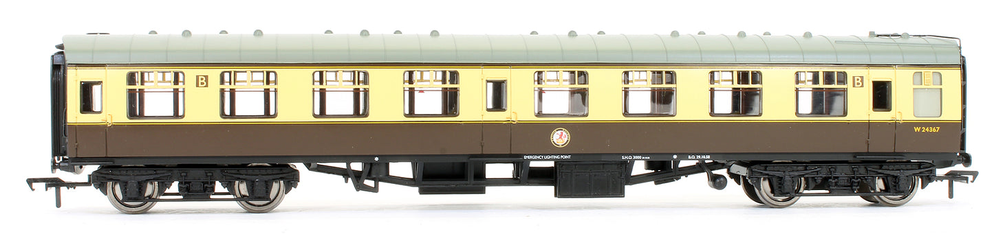 Pre-Owned MK1 'Cornish Riviera' Coach set BR Chocolate & Cream (Exclusive Edition)