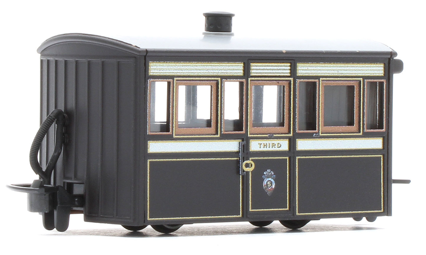 GR559 Ffestiniog Railway Bug Box Coach 3rd Class Victorian Livery No. 5