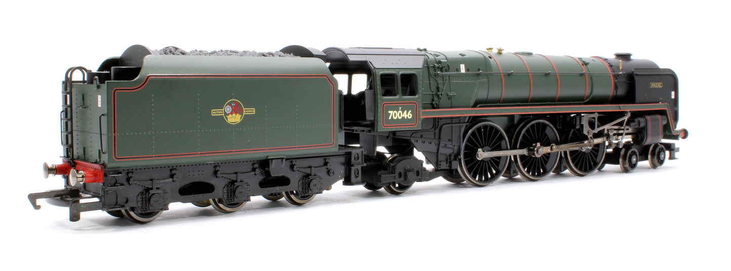 Pre-Owned Britannia Class 7MT 4-6-2 BR Green 'Anzac' No.70046 Steam Locomotive
