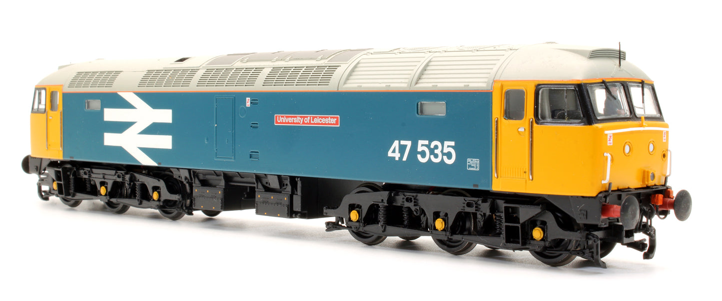 Pre-Owned Class 47535 'University Of Leicester' BR large Logo Blue