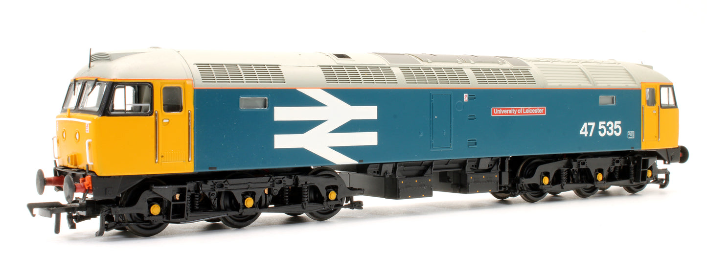 Pre-Owned Class 47535 'University Of Leicester' BR large Logo Blue