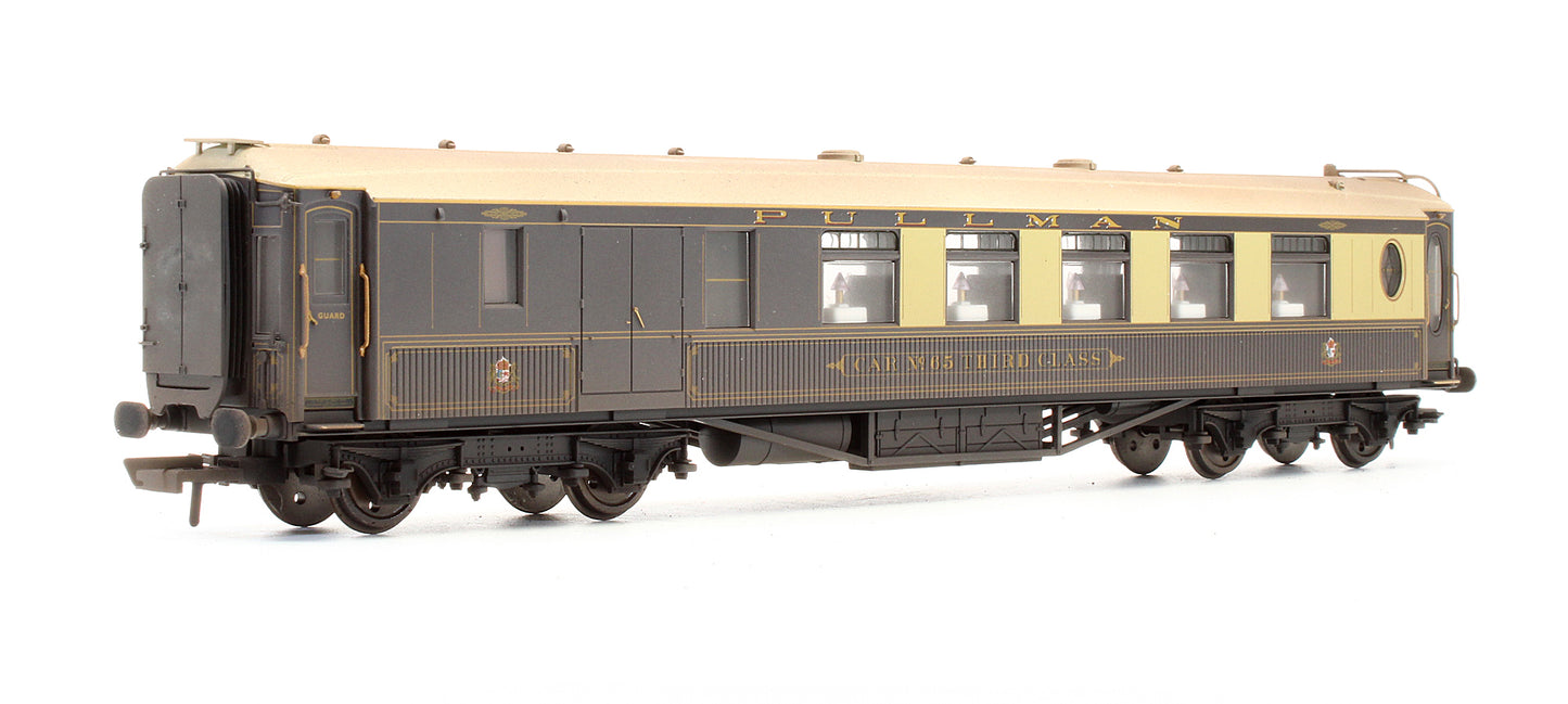 Pre-Owned 8 Wheel Pullman 3rd Class Brake Car 'No.65' - Custom Weathered