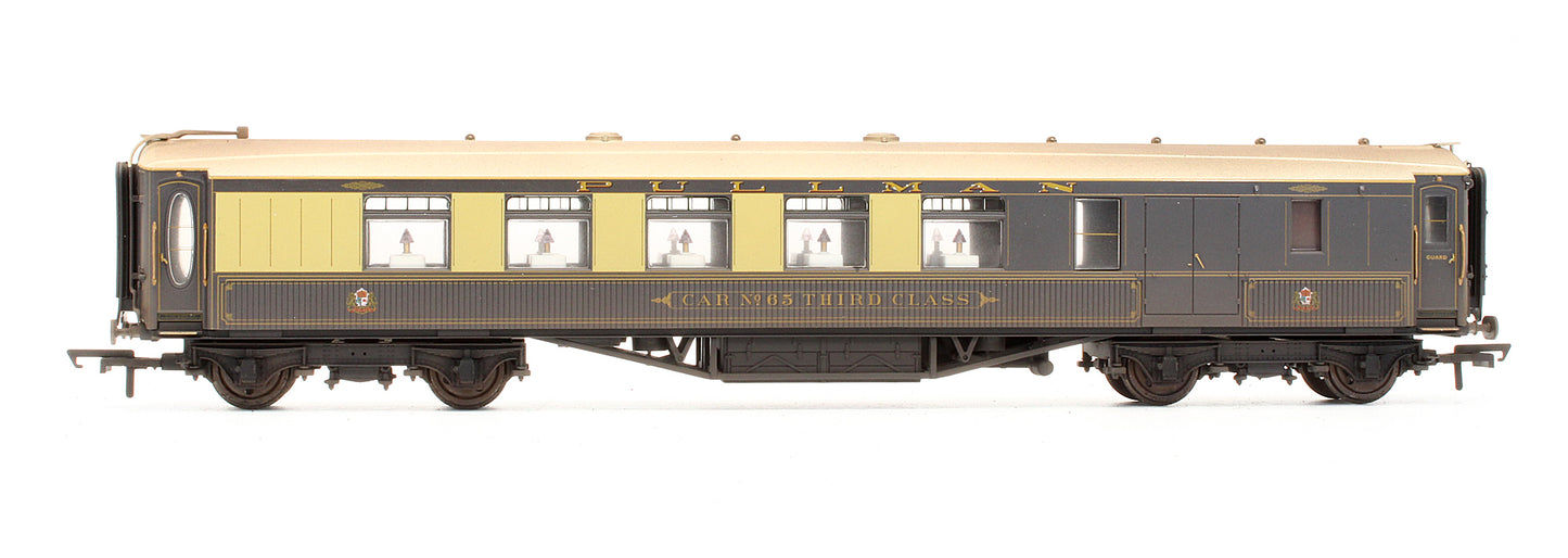 Pre-Owned 8 Wheel Pullman 3rd Class Brake Car 'No.65' - Custom Weathered