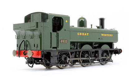 Pre-Owned 7S-024-001 64XX Pannier 6412 Great Western Green Steam Locomotive