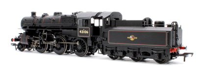 Pre-Owned Ivatt Class 4 2-6-0 BR Black No.43106 Steam Locomotive (with Tablet Catcher Late Crest)