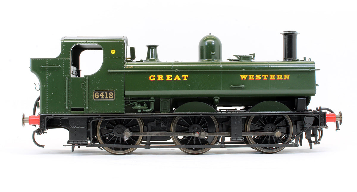 Pre-Owned 7S-024-001 64XX Pannier 6412 Great Western Green Steam Locomotive