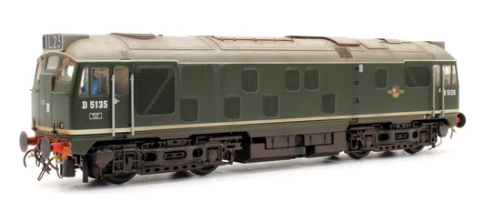 Pre-Owned Class 24/1 D5135 BR Green (Late Crest) Diesel Locomotive - Custom Weathered - DCC Sound